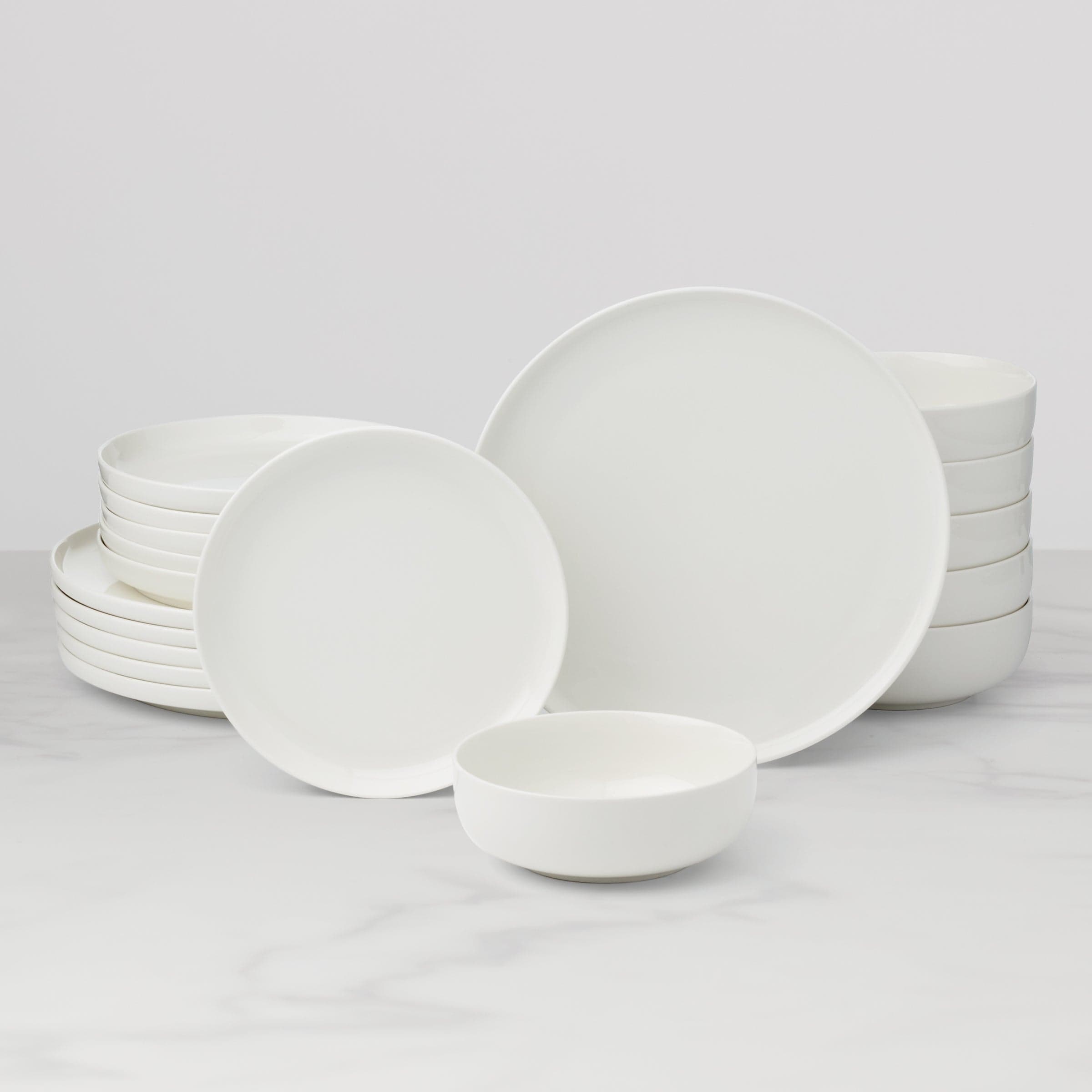 Lenox 24 Seven White porcelain dinnerware set