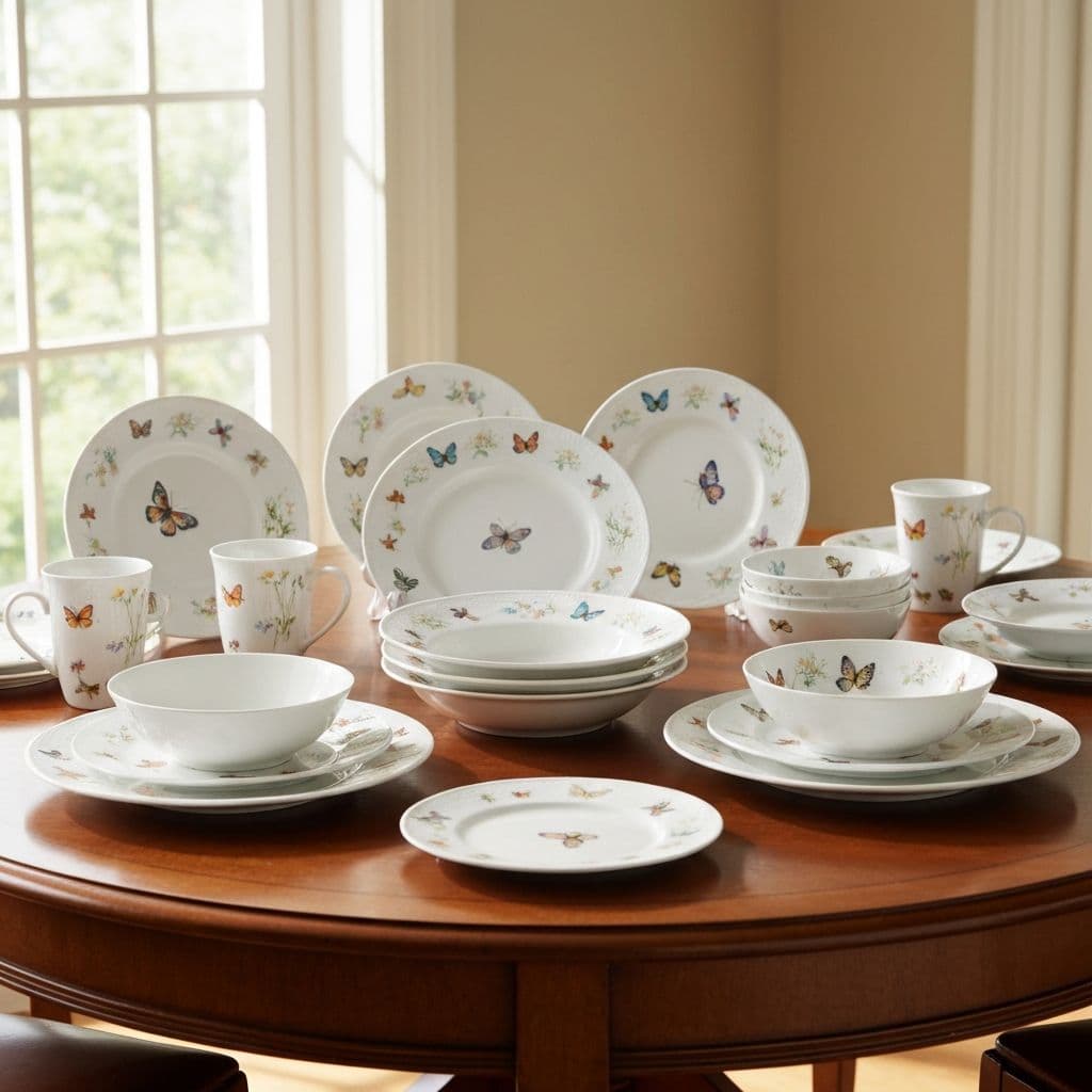 Butterfly Meadow 18-Piece Set - Best selling Lenox dinnerware set