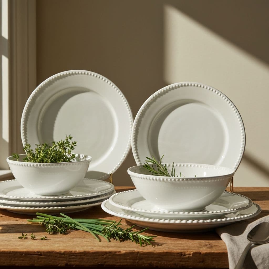 French Perle Lenox dinnerware collection