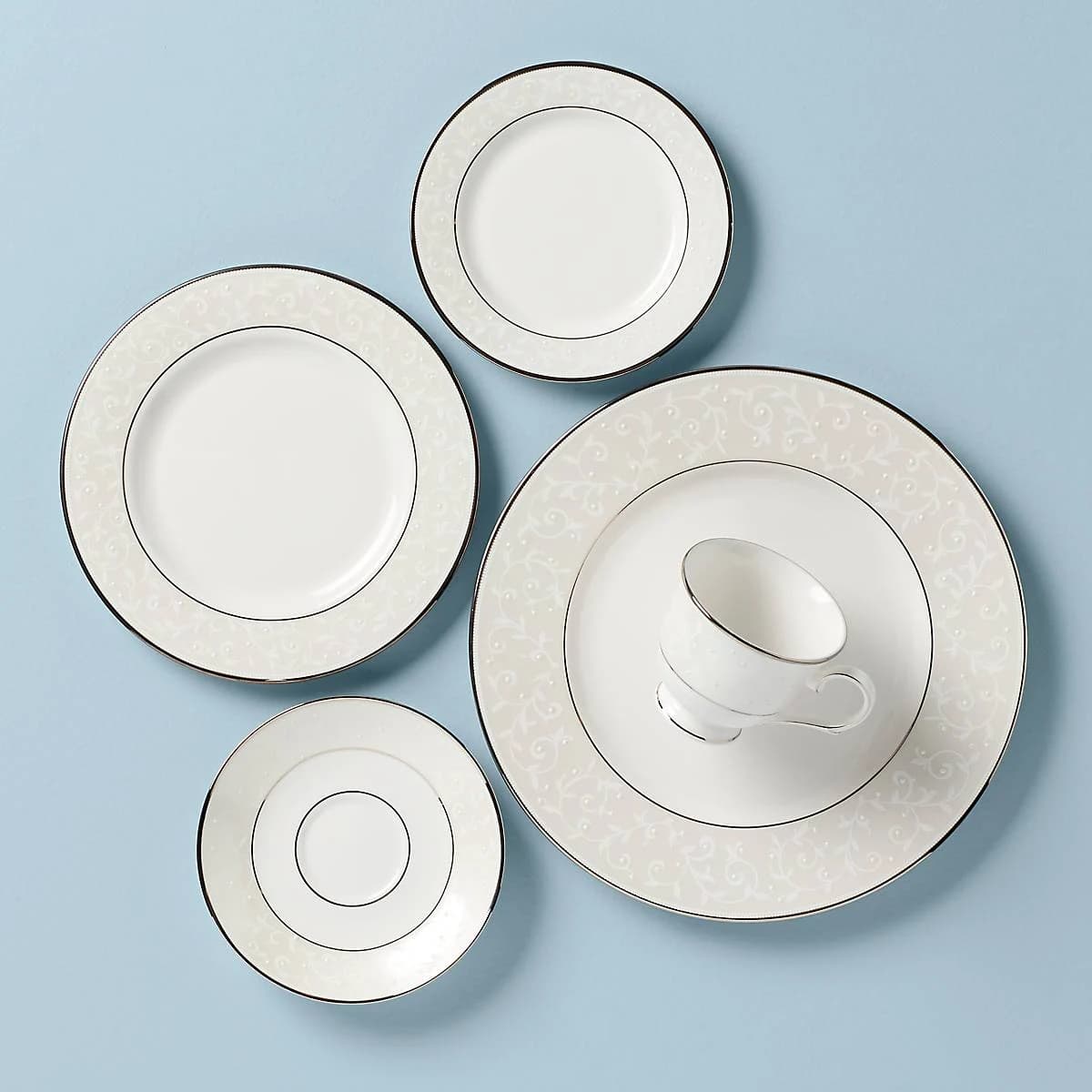 Lenox official product photograph: Opal Innocence 5-piece setting · item 6140990