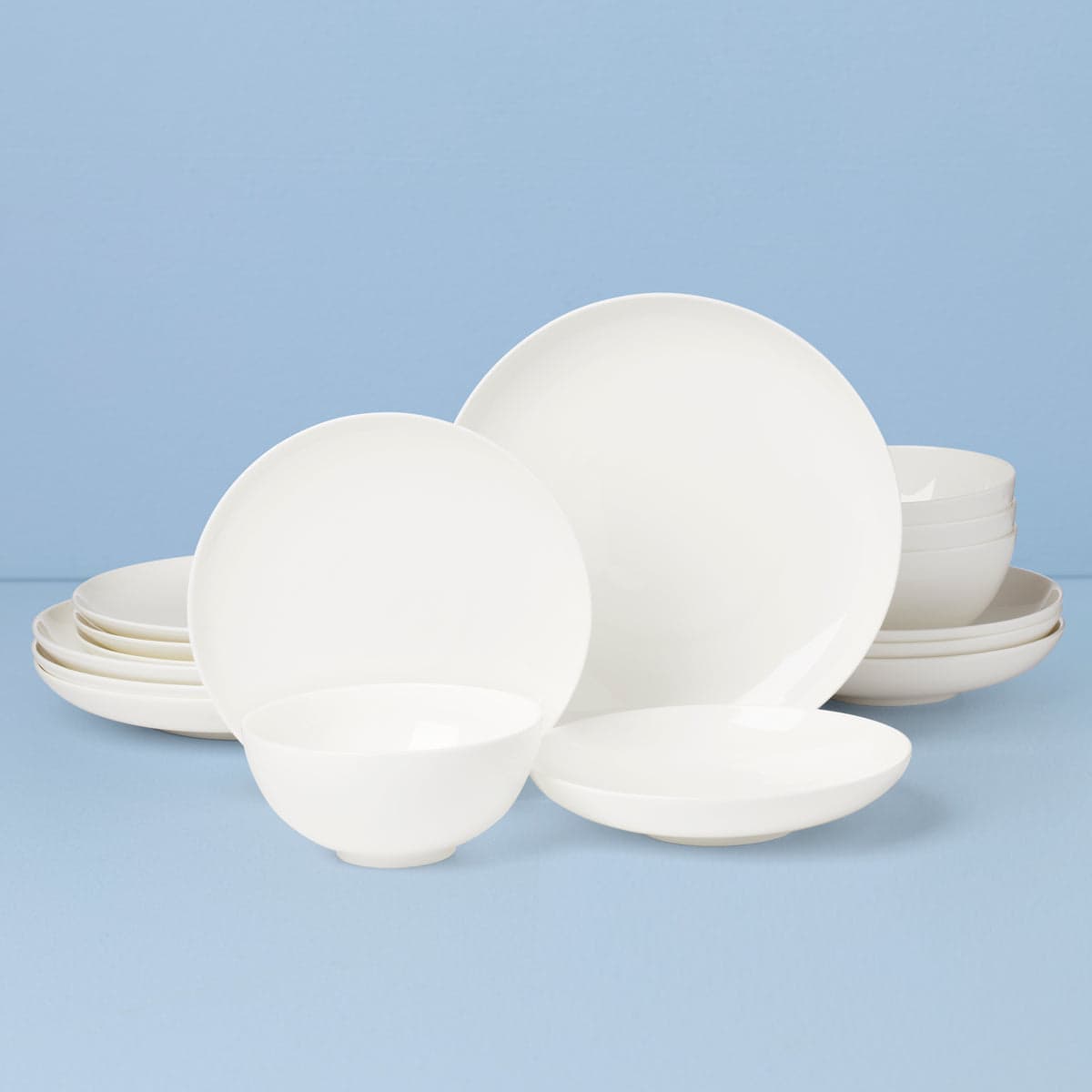 Lenox Studio 1414 Coupe white dinnerware set